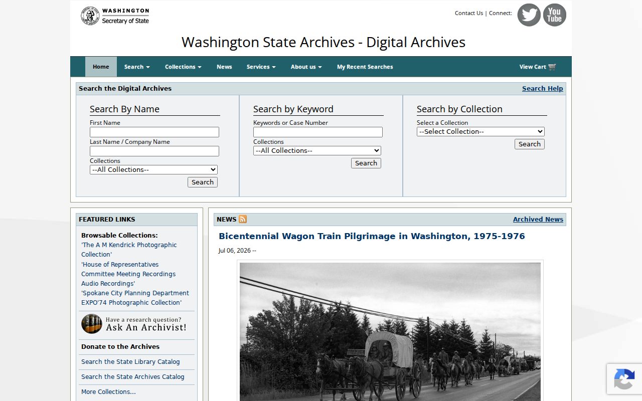 Bainbridge Island people search at Washington State Digital Archives